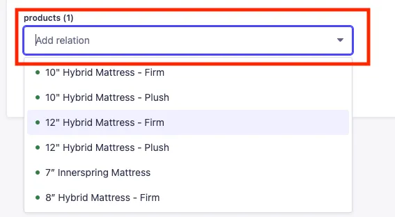 Attach product to category
