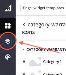 Activate layers in Page Builder